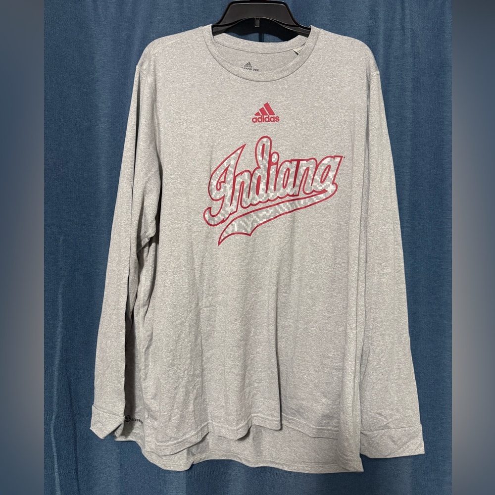 Adidas Indiana Gray Long Sleeve Tee